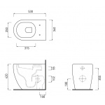 Cielo Smile Wc stojący Biały SMVAS