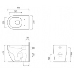 Cielo Smile Wc stojący Biały SMVASTR