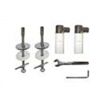 Cielo Smile Zawiasy do deski zwykłej chrom SMCE