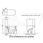 Cielo Smile Zbiornik do wc Biały SMCMR