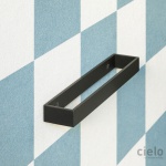 Cielo Wieszak na ręcznik Czarny ACPR30