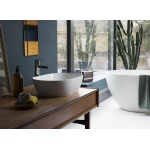 Clearwater Formoso Umywalka stawiana na blat 550x350 biała B1ACS 