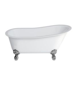 Clearwater Romano Wanna Wolnostojaca 152,4x78,7 cm Biała N11ACS