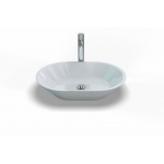 Clearwater Sontuoso Umywalka stawiana na blat 590x390 biała B5E