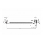 Clearwater Syfon wannowy chrom CW8