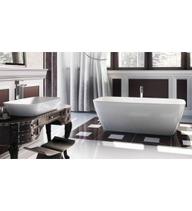 Clearwater Vicenza Piccolo Wanna wolnostojąca 160x75 cm Biała N6D