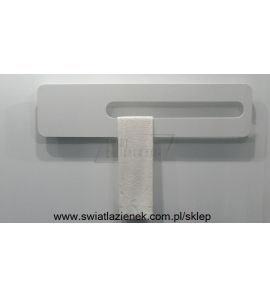 Cordivari Badge grzejnik łazienkowy 404x1604 mm kolor biały R01 3540806100021