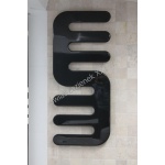 Cordivari Hand grzejnik dekoracyjny/łazienkowy 1200x514 mm kolor R13 czarny 3540806100011-R13