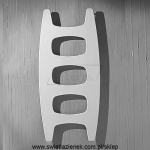 Cordivari Movie grzejnik dekoracyjny/łazienkowy 1392 x 642 mm  kolor biały R01 3540806100001