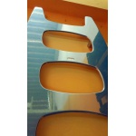 Cordivari Movie grzejnik dekoracyjny/łazienkowy 1130x510 mm kolor srebrny połysk 3540806100002-CR 