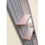 Cordivari ROSY MIRROR gzrejnik łazienkowy z lustrem środkowym 1800mm x 560mm