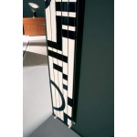 Cordivari Totem White Vertical Grzejnik łazienkowy 280x2000 mm biały/czarny 3601450000578