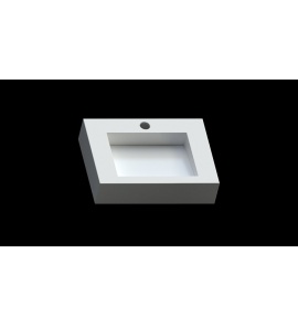 Cristalstone Linea Ideal Umywalka Ścienna biała U600-MCOLC