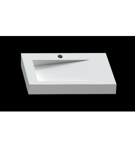 Cristalstone Linea Ideal Umywalka Ścienna biała U900-MBLOLB