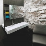 Cristalstone Linea Ideal Umywalka Ścienna biała U900-MBLOLB