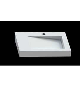 Cristalstone Linea Ideal Umywalka Ścienna biała U900-MBPOLB