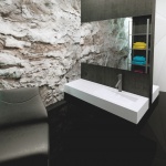 Cristalstone Linea Ideal Umywalka Ścienna biała U900-MBPOLB