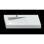 Cristalstone Linea Ideal Umywalka Ścienna biała U1100-MBLOLB