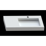 Cristalstone Linea Ideal Umywalka Ścienna biała U1100-MBPOLC