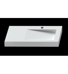 Cristalstone Linea Ideal Umywalka Ścienna biała U1100-MBPOLB