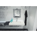 Cristalstone Linea Ideal Umywalka Ścienna biała U1100-MCOLC