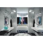 Cristalstone Linea Ideal Umywalka Ścienna biała U1100-MCOLC