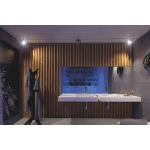 Cristalstone Linea Ideal Umywalka Ścienna biała U1300-MBLOLC