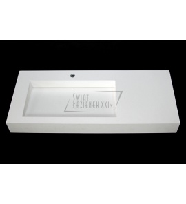 Cristalstone Linea Ideal Umywalka Ścienna biała U1100-MBLOLC