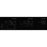 Cristalstone Linea Ideal Umywalka wpuszczana w blat biała U900-MBPOLB/CR