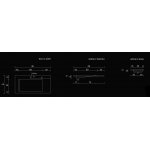 Cristalstone Linea Ideal Umywalka wpuszczana w blat biała U900-MBLOLB/CR