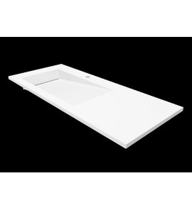 Cristalstone Linea Ideal Umywalka wpuszczana w blat biała U1100-MBLOLB/CR