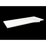 Cristalstone Linea Ideal Umywalka wpuszczana w blat biała U1100-MBPOLB/CR