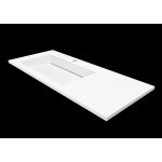 Cristalstone Linea Ideal Umywalka wpuszczana w blat biała U1100-MBLOLC/CR