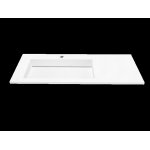 Cristalstone Linea Ideal Umywalka wpuszczana w blat biała U1100-MBLOLC/CR