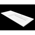 Cristalstone Linea Ideal Umywalka wpuszczana w blat biała U1100-MBPOLC/CR