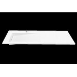 Cristalstone Linea Ideal Umywalka wpuszczana w blat biała U1300-MBLOLB/CR