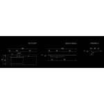 Cristalstone Linea Ideal Umywalka wpuszczana w blat biała U1300-MBLOLC/CR