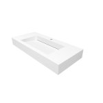 Cristalstone Linea Ideal Umywalka wpuszczana w blat biała U1000-MCOLC