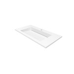 Cristalstone Linea Ideal Umywalka wpuszczana w blat biała U900-MCOLC/CR