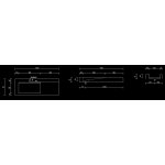 Cristalstone Linea Ideal Umywalka wpuszczana w blat biała U1200-MBLOLB