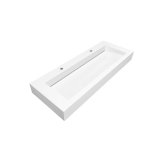 Cristalstone Linea Ideal Umywalka wpuszczana w blat biała U1200-MOLC