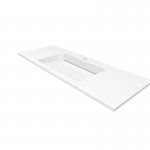 Cristalstone Linea Ideal Umywalka wpuszczana w blat Biały U1300-MCOLC/CR