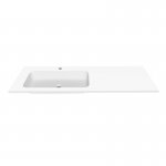 Cristalstone Linea Simpla Umywalka wpuszczana w blat Biały U1300-MBLOT/CR