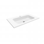 Cristalstone Linea Simpla Umywalka wpuszczana w blat Biały U700-MCOT/CR