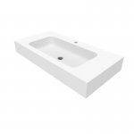 Cristalstone Linea Simpla Umywalka wpuszczana w blat Biały U900-MCOT