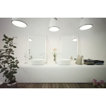 Cristalstone Separado Umywalka Stawiana na blat biała VIDRIO DOS