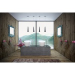 Cristalstone Separado Umywalka Stawiana na blat biała VIDRIO UNO