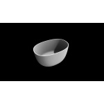 Cristalstone Separado Umywalka Stawiana na blat biała VIDRIO CINCO