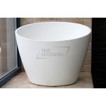 Cristalstone Separado Umywalka Stawiana na blat biała VIDRIO UNO