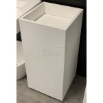 Cristalstone Separado Umywalka Wolnostojąca biała CUBO 85